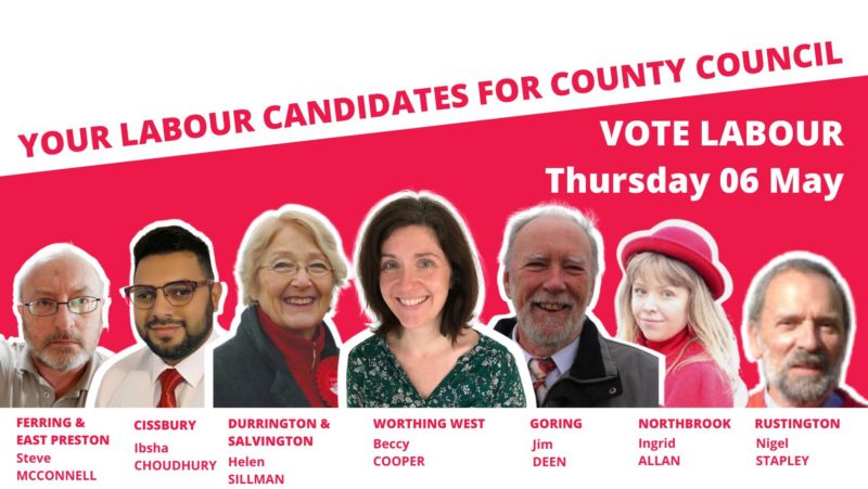 Labour County Candidates - May 6